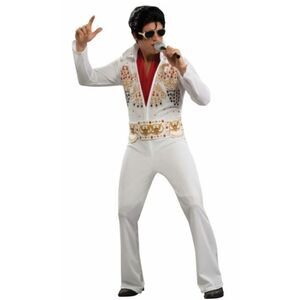 Elvis Presley Halloween One Piece Jumpsuit Men's Medium